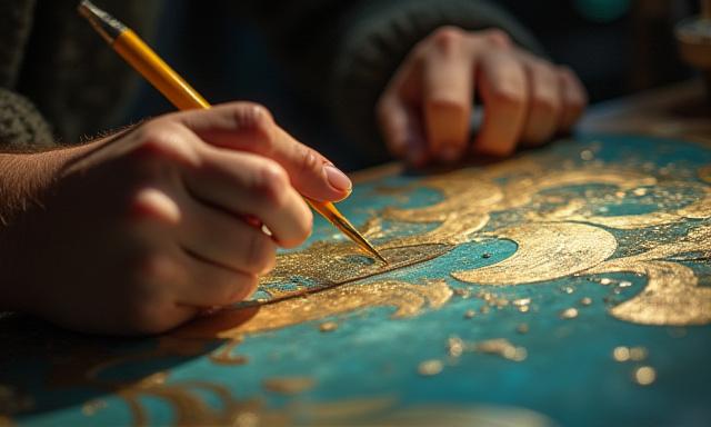 マルチメディアアートデコワークショップの風景